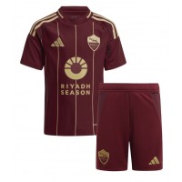 AS Roma Artem Dovbyk #11 Domáci Detský futbalový dres 2024-25 Krátky Rukáv (+ trenírky)